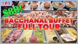 80 Dinner Buffet  Bacchanal at Caesars Palace [upl. by Radie127]