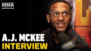 AJ McKee Explains Why Patricio Pitbull Is His Easiest Fight Addresses Future With Bellator or UFC [upl. by Ayanal]