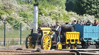 Stephenson’s Rocket Replica at Locomotion  NRM Shildon [upl. by Eijneb14]