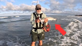 Trying New Wade Fishing Tactics For Springtime Trout Beach to Bay [upl. by Thamora]