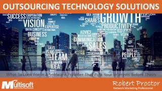 What to look for in an MLM Software Provider  by Robert Proctor President of MultiSoft Corporation [upl. by Aynwad]