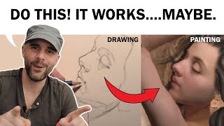 Make BETTER PAINTINGS with these DRAWING tips [upl. by Biamonte]