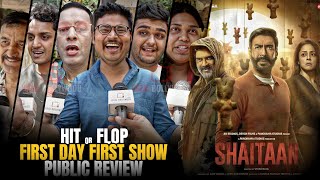 Shaitaan Movie  First Day First Show  Public Honest Review  Ajay Devgn Jyothika R Madhavan [upl. by Anaira]