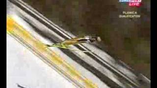 Takanobu Okabe  192 m  Planica 2005 [upl. by Nedyarb]