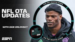 Tua amp Lamar losing weight Falcons QBs amp more NFL OTA news with Dan Orlovsky 🏈  The Pat McAfee Show [upl. by Nakhsa]