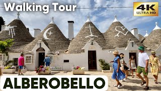 ALBEROBELLO ITALY WALKING TOUR in 4K Puglia Summer 2024 [upl. by Sears]