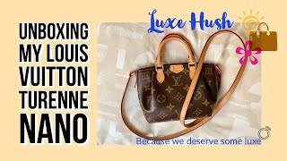 Unboxing Rare Louis Vuitton Turenne Nano  Luxe Hush [upl. by Foy]