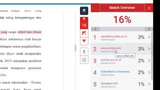 Cara Menggunakan Turnitin untuk cek Plagiasi Student 2 [upl. by Nicolais]