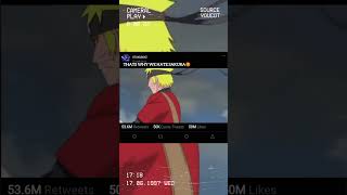 anime NOW HE IS ONLY A HERO FOR HIS VILLAGE naruto narutoshippudeneditamv [upl. by Laicram783]