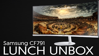 Samsung CF791  Lunch Unbox 16 [upl. by Churchill]