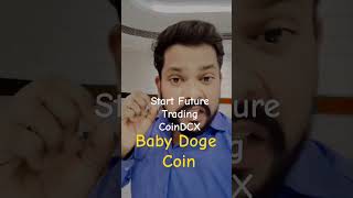 Baby Doge coin 🐶 start future trading with CoinDCX shorts tranding investment sharemarket [upl. by Bohrer]