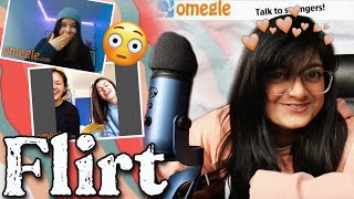 Trying Pick Up Lines on STRANGERS  Indian Girl on Omegle [upl. by Eibbil]