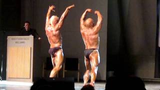 Comparisons poses class 80 Finnish Master Bodybuilding Champinship 2011 [upl. by Aivil]