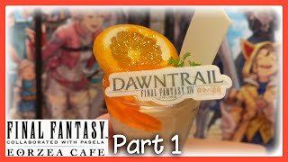 Final Fantasy 14 Dawntrail Cafe in Japan Eorzea Cafe Osaka Part 1 [upl. by Nauqas]