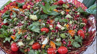 Salade de Quinoa Recette [upl. by Yuk109]