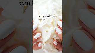 Mastering White Acrylic Nails Tips Tricks and Stunning Designs  nailovely [upl. by Aiza]