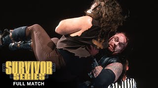 FULL MATCH  The Undertaker vs Mankind WWE Survivor Series 1996 [upl. by Kramal955]