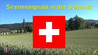 Bedeutung der Sirenensignale in der Schweiz [upl. by Kung]