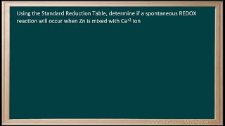 WCLN Electrochemistry  Practice on determining spontaneity in REDOX [upl. by Aicital]
