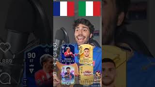 Italy vs France baguette vs spaghetti 🍝 france worldcup italy baguette spaghetti [upl. by Jovia612]