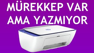 Hp Yazıcı Mürekkep Var Ama Yazmıyor Sorunu Çözümü [upl. by Allemaj937]