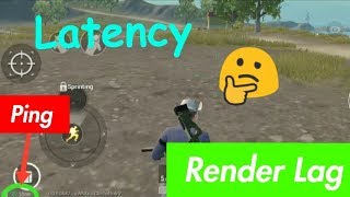 What is Render Lag  Latency  Pingms  Explaining how all of it works in PUBG Mobile PUBGMobile [upl. by Etty729]