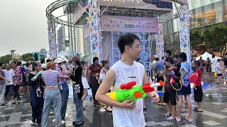 Songkran 2024 at Iconsiam  April 10 2024 [upl. by Ardnyk790]