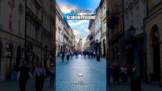 Kraków Cleanest Polish 🇵🇱 City of Europe💯travel polska explore poland trending ytshorts [upl. by Aubine]