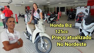 HONDA BIZ 125CC 2023 PREÇO E DETALHES ATUALIZADOS [upl. by Mayworm]