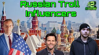 Tim Pool Benny J amp Dave Rubin working for the Russians The 42 show [upl. by Torto836]