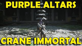 Black Myth Wukong  All Purple Altars Letter Locations Chapter 4  Crane Immortal Quest [upl. by Renae]