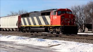 A431 Mattoon Illinois CN SD60F Solo [upl. by Nivaj]