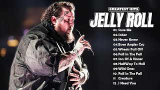 Jelly Roll Greatest Hits  Top Country Rock Songs Playlist Ever  Jelly Roll Playlist [upl. by Lyrehs]