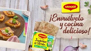 Jugoso al Sartén MAGGI®  Tostadas Facilísimas de Pollo [upl. by Jaime]