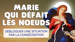 🙏 NEUVAINE MARIE qui défait les NOEUDS JOUR 4 🙏 PRIÈRE pour DÉBLOQUER [upl. by Anaerdna181]