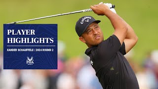 Xander Schauffele Retains His Lead  Round 2 Highlights  2024 PGA Championship [upl. by Aicilf]