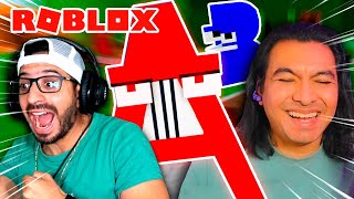 ESCAPANDO DE ALPHABET LORE con luky7220 en ROBLOX [upl. by Heiner488]