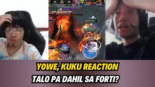 GG rushed throne vs BLR  Reaction ni Kuku Armel Yowe Palos Abat [upl. by Ellehcam962]