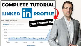 Create a PROFESSIONAL LinkedIn Profile 2024  For Beginners [upl. by Ahserb]