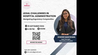 Legal Challenges in Hospital Administration Navigating Regulatory Complexities by Khushi Makwana [upl. by Magnien]