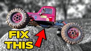 Do THIS to your RC Rock Crawler amp improve breakover [upl. by Anitsenre]