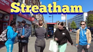 London Walk  STREATHAM High Street Walking Tour 🇬🇧 [upl. by Assillim]