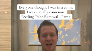 Feeding Tube Removal Part 3￼ [upl. by Lyrret]