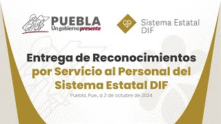 Entrega de reconocimiento por servicio al personal del SEDIF [upl. by Dnomyar]