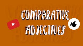 Adjetivos comparativos en Inglés Comparative adjectives [upl. by Branch]