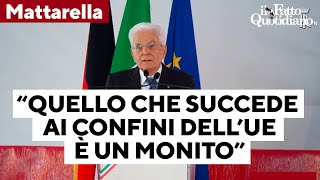 Strage Marzabotto Mattarella alla commemorazione quotQuello che accade ai confini delUe è un monitoquot [upl. by Harleigh72]