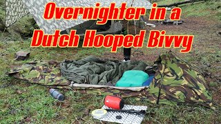 Camping in a Old Pine Forest  Dutch Hooped Bivvy  Kit Load Out [upl. by Ambrogino]