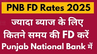 PNB FD Interest Rates November 2024  Punjab National Bank Fixed Deposit Interest Rates 2024 [upl. by Lorna]