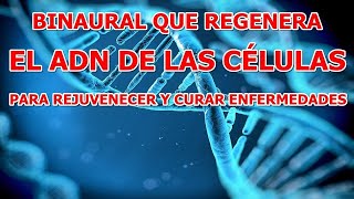 BINAURAL QUE REGENERA EL ADN DE LAS CELULAS PARA REJUVENECER Y CURAR ENFERMEDADES [upl. by Paine536]