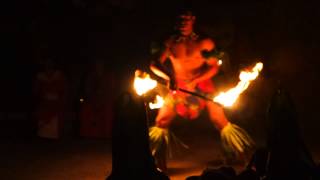 Fire Dance Show at Oholei Beach Tonga 10 [upl. by Ciapha]